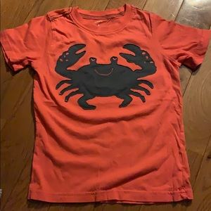 Little boys crab tee